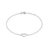 925 sterling silver women's heart stackable bracelet - MOWTE