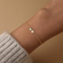 S925 pure silver light luxury love opal Australian treasure bracelet - MOWTE