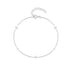 S925 sterling silver four pointed star set with diamonds layered for daily wear bracer - MOWTE
