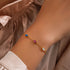 925 sterling silver color creative diamond edging and diamond setting versatile bracelet - MOWTE