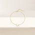 S925 pure silver moon Australian treasure light luxury micro inlaid crescent moon bracelet - MOWTE