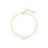 S925 pure silver moon Australian treasure light luxury micro inlaid crescent moon bracelet - MOWTE