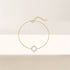 S925 pure silver treasure light luxury micro inlaid crescent bracelet - MOWTE