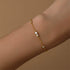 S925 sterling silver bag with diamond inlay round versatile fashion bracelet - MOWTE