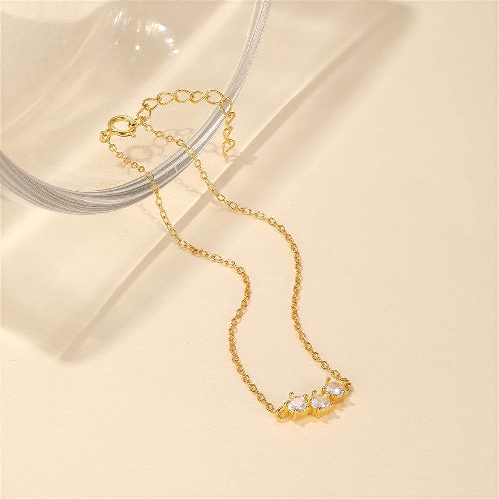 S925 sterling silver diamond bracelet - MOWTE