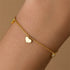 S925 pure silver heart-shaped zircon layered bracelet - MOWTE