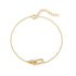 S925 Solid Silver Geometric Diamond Set Ring Interlocking Bracelet - MOWTE