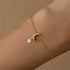 S925 sterling silver crescent studded diamond bracelet for daily wear - MOWTE