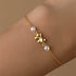 S925 pure silver daily wearing love bow pearl bracelet - MOWTE