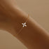 S925 pure silver daily wearing four leaf petal bracelet for women - MOWTE