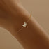 S925 sterling silver daily wear butterfly classic elegant diamond bracelet for women - MOWTE