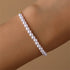 S925 sterling silver pearl sterling silver bracelet for women - MOWTE