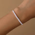 S925 sterling silver pearl sterling silver bracelet for women - MOWTE
