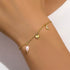 Light luxury s925 pure silver exquisite heart-shaped star moon pearl element layered bracelet - MOWTE