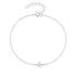 S925 pure silver octagonal star diamond women's bracelet - MOWTE