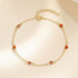 S925 pure silver wine red interval starry atmosphere agate bracelet - MOWTE
