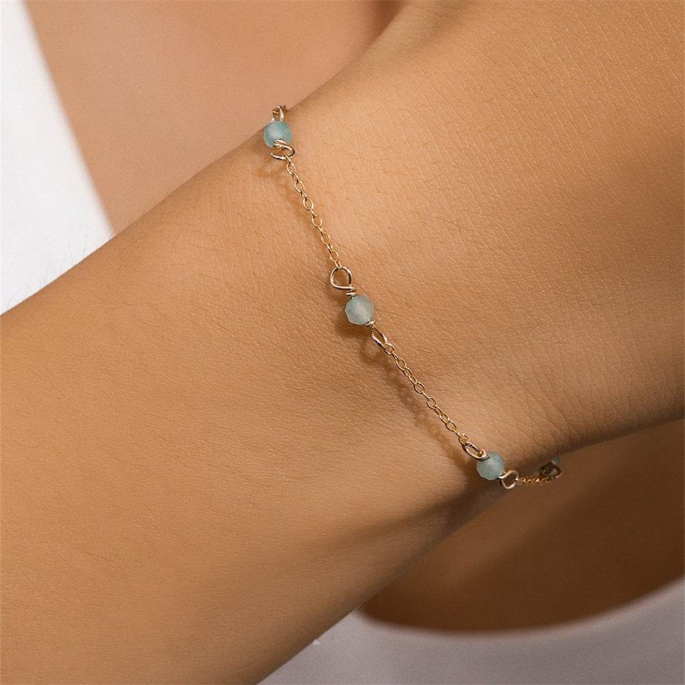 S925 pure silver wine red interval starry atmosphere agate bracelet - MOWTE