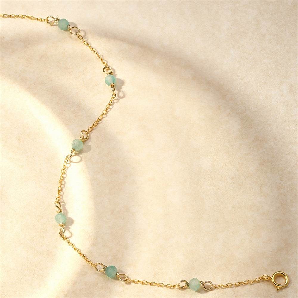 S925 pure silver wine red interval starry atmosphere agate bracelet - MOWTE