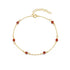 S925 pure silver wine red interval starry atmosphere agate bracelet - MOWTE