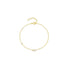 Gold s925 sterling silver with diamond petals for daily wear with women's bracelet - MOWTE