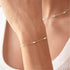 S925 sterling silver zircon colored bracelet - MOWTE
