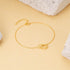 S925 Sterling Silver Simple Personality Versatile Fried Dough Twists Round Ring Buckle Bracelet - MOWTE