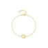 S925 Sterling Silver Simple Personality Versatile Fried Dough Twists Round Ring Buckle Bracelet - MOWTE