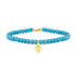 S925 pure silver turquoise zircon handmade bead bracelet versatile for daily use vintage bracelet - MOWTE