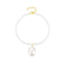 925 sterling silver irregular pearl bracelet with strong light pearl bracelet for women - MOWTE