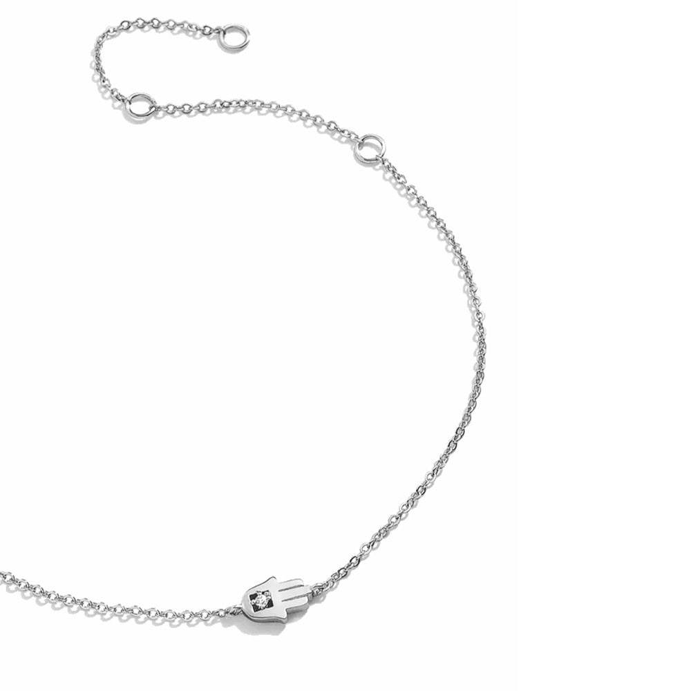 S925 pure silver women's palm bracelet - MOWTE
