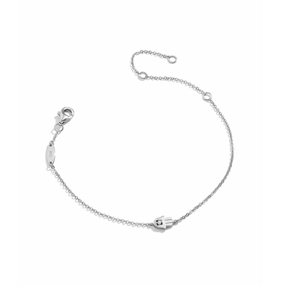 S925 pure silver women's palm bracelet - MOWTE