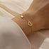 S925 sterling silver sized heart-shaped daily work women's bracelet - MOWTE