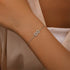 S925 silver minimalist 8-shaped bracelet for women - MOWTE