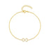 S925 silver minimalist 8-shaped bracelet for women - MOWTE