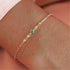 S925 sterling silver colorful 5-piece diamond studded daily matching women's bracelet - MOWTE