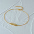 S925 pure silver eight character simple classic eternal chain daily matching women's bracelet - MOWTE