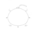 925 sterling silver layered four-star set with diamonds moon women's daily matching bracelet - MOWTE