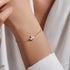 S925 sterling silver zircon inlaid daily wear women's bracelet - MOWTE