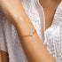 S925 pure silver starry sky bracelet women's snowflake pendant - MOWTE