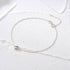 S925 pure silver heart-shaped smooth daily commuting bracelet for women - MOWTE