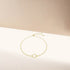 925 sterling silver geometric circle necklace women's ins minimalist bracelet - MOWTE