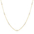 925 sterling silver exquisite simple fine chain color diamond collarbone chain necklace - MOWTE