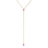 S925 pure silver simple Y-shaped diamond collarbone necklace for daily wear - MOWTE