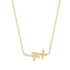 S925 sterling silver cross necklace - MOWTE