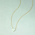 S925 pure silver heart-shaped oil drop necklace - MOWTE