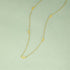 S925 pure silver bow drop necklace - MOWTE