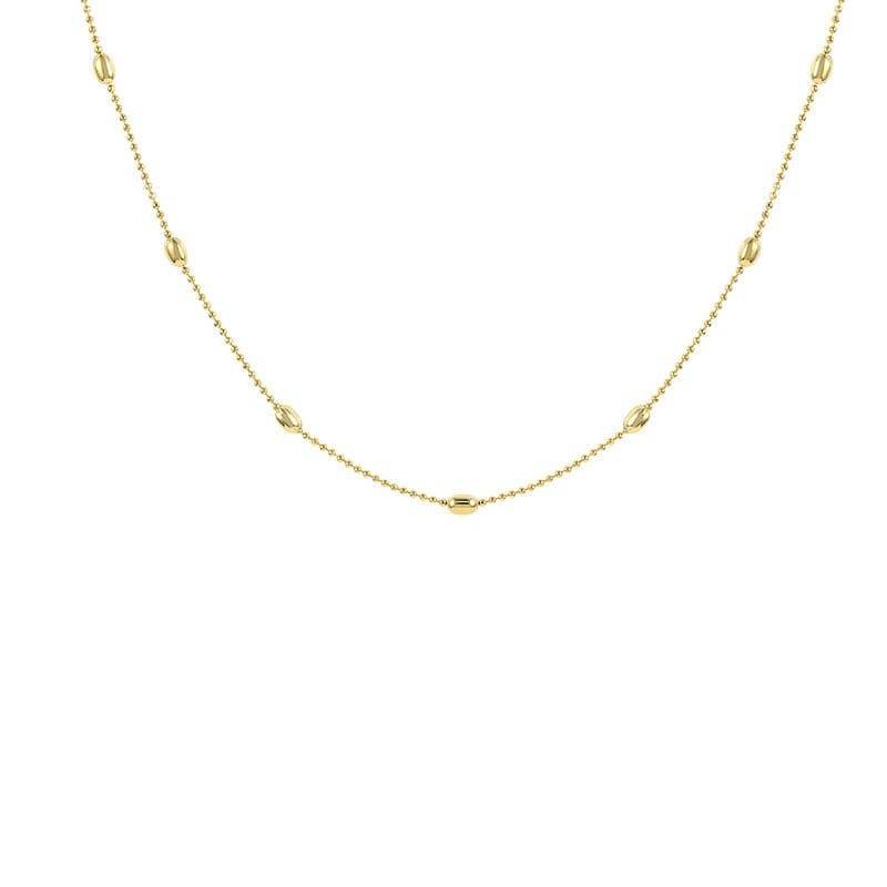 S925 pure silver geometric INS minimalist collarbone necklace - MOWTE