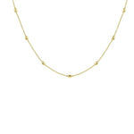 S925 pure silver geometric INS minimalist collarbone necklace - MOWTE