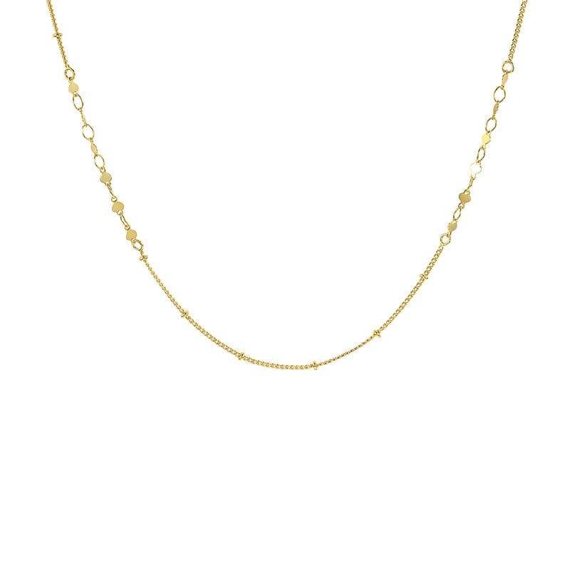 S925 pure silver geometric INS minimalist collarbone necklace - MOWTE