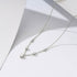925 sterling silver heart-shaped fringe versatile collarbone chain necklace - MOWTE